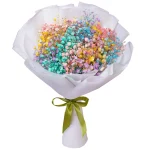 Букет из 7 радужных гипсофил