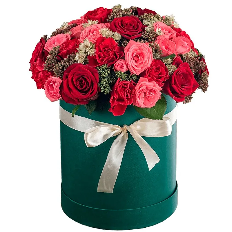 Цветы в коробке Паулина